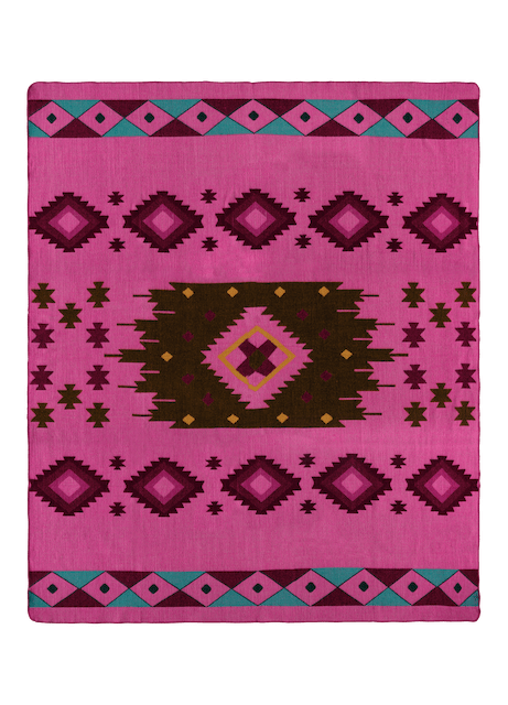 Plaid Native Pink by Alpaca Loca