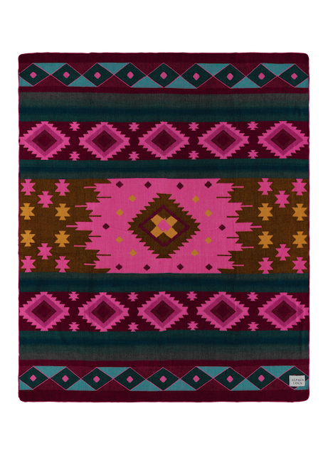 Plaid Native Pink by Alpaca Loca