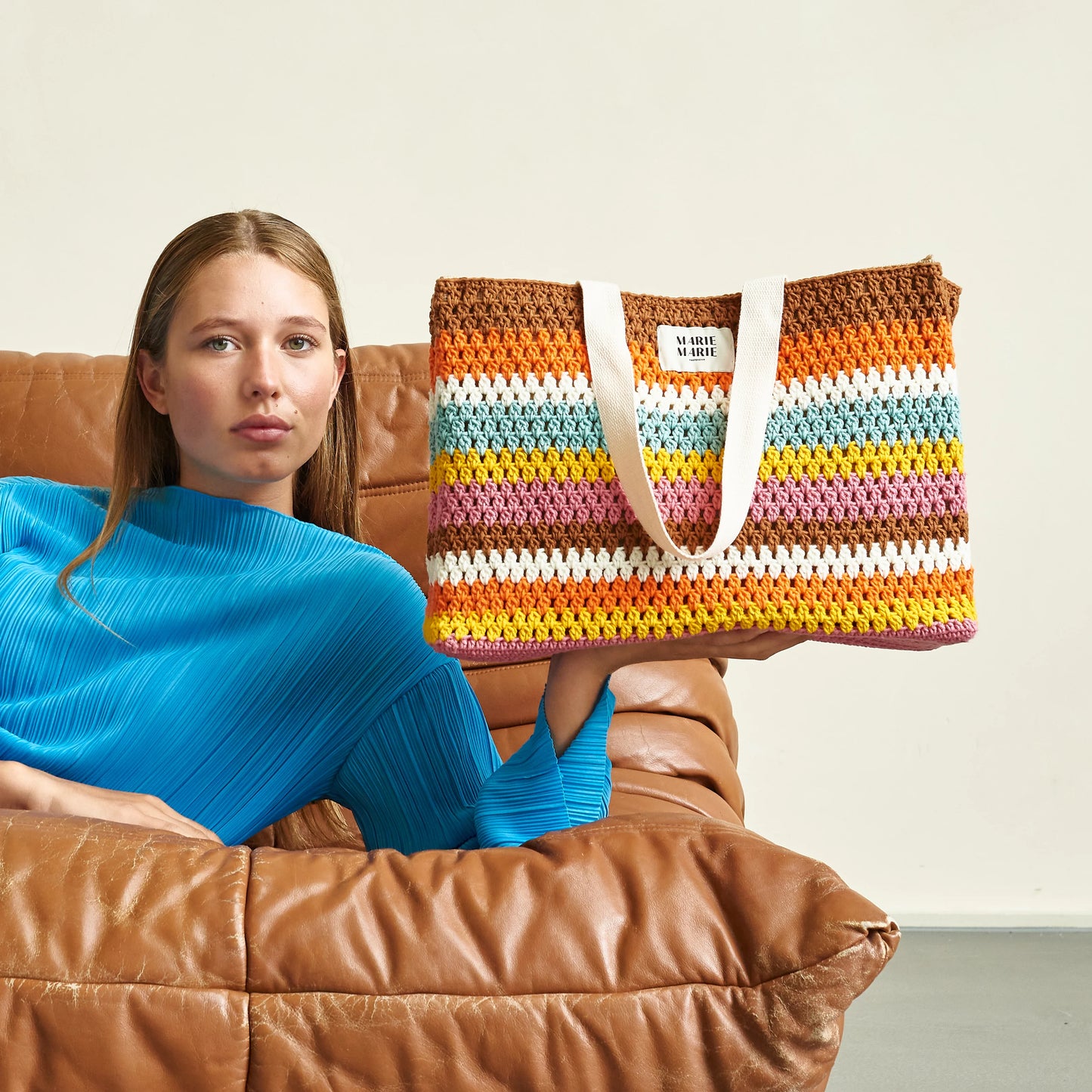 Moi Crochet Shopper Bag by Marie Marie