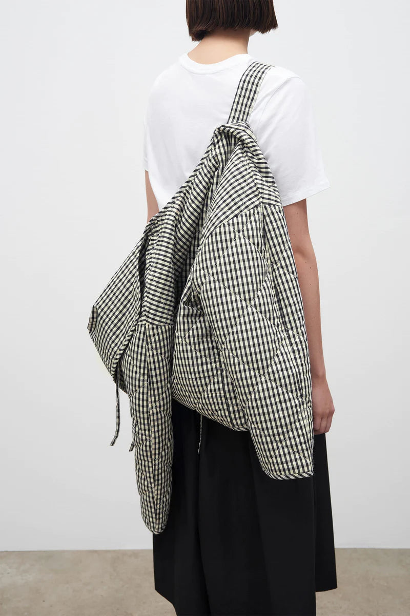 Quilted Jacket - Mini Check by Kowtow