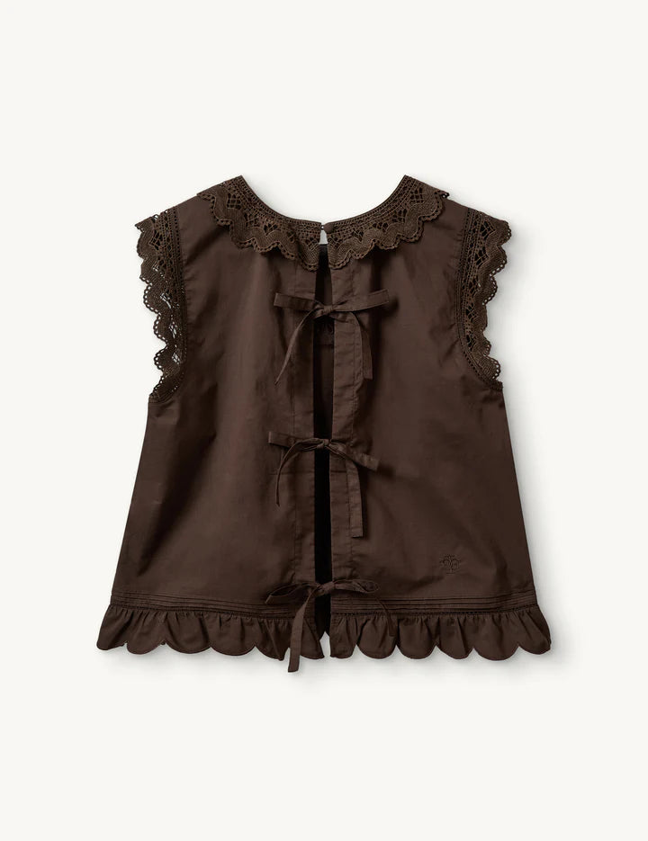 Kirsten Cloth Top - Chocolate by The Garment