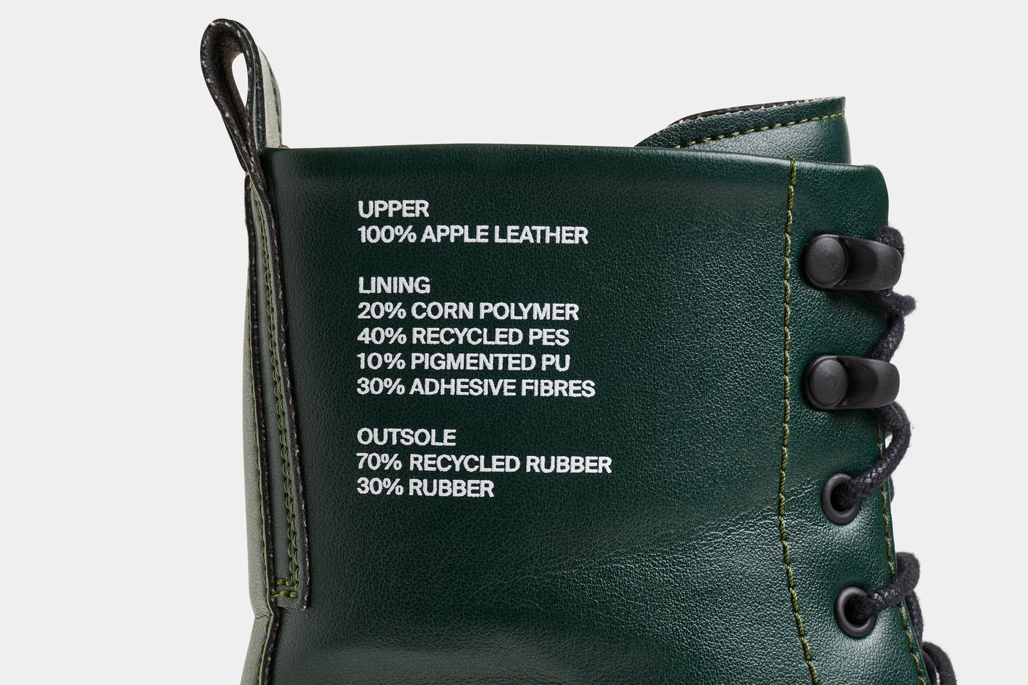 1992 Forest Green Apple Boots by Viron