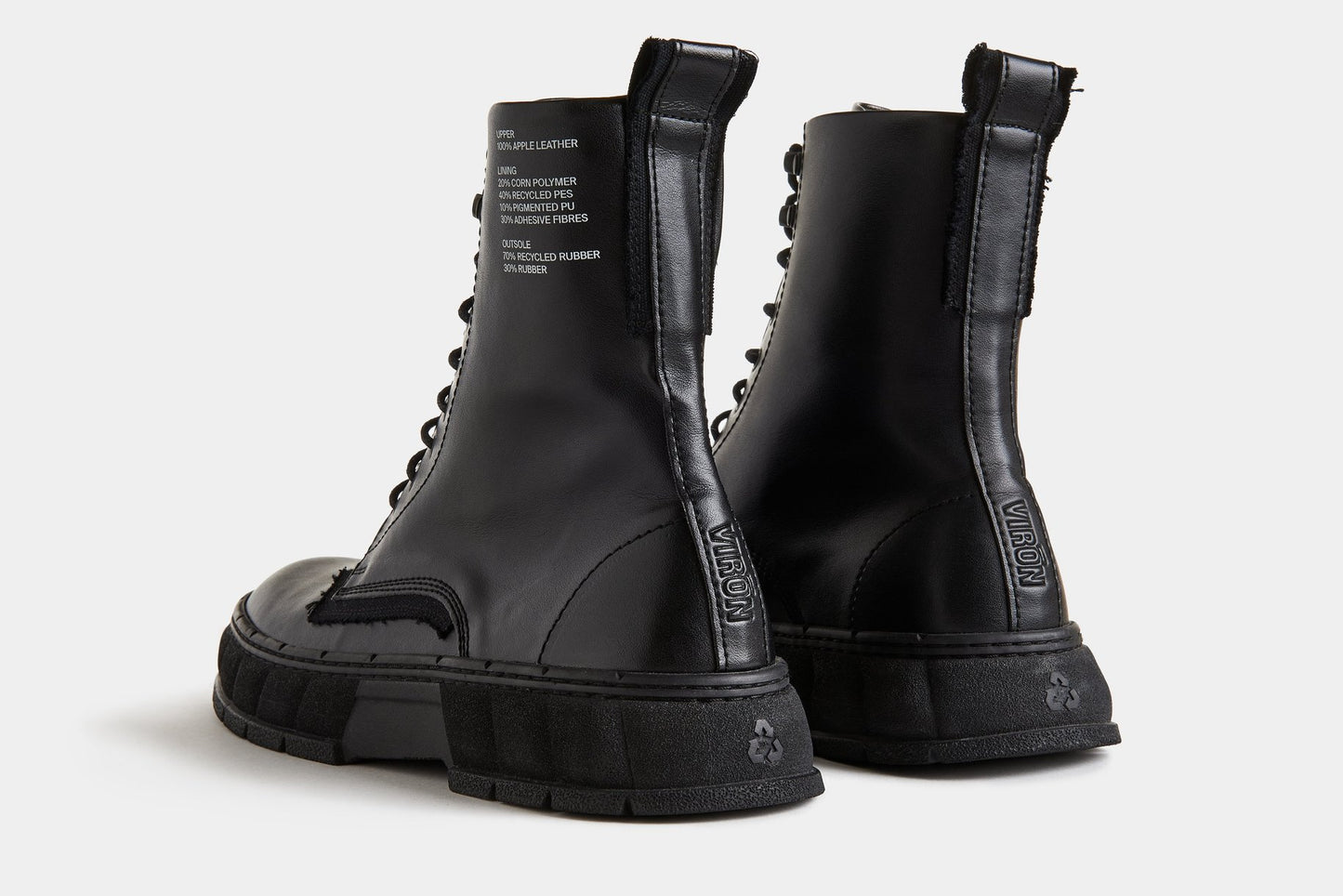 1992 Black Apple Boots by Viron