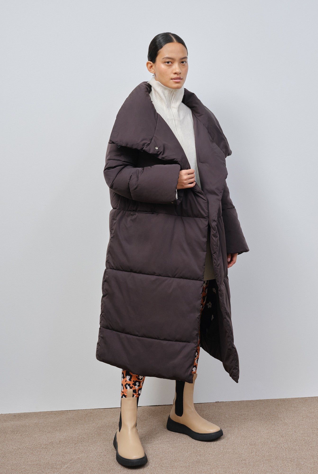 Nizza Puffer Coat - Black by Embassy of Bricks and Logs