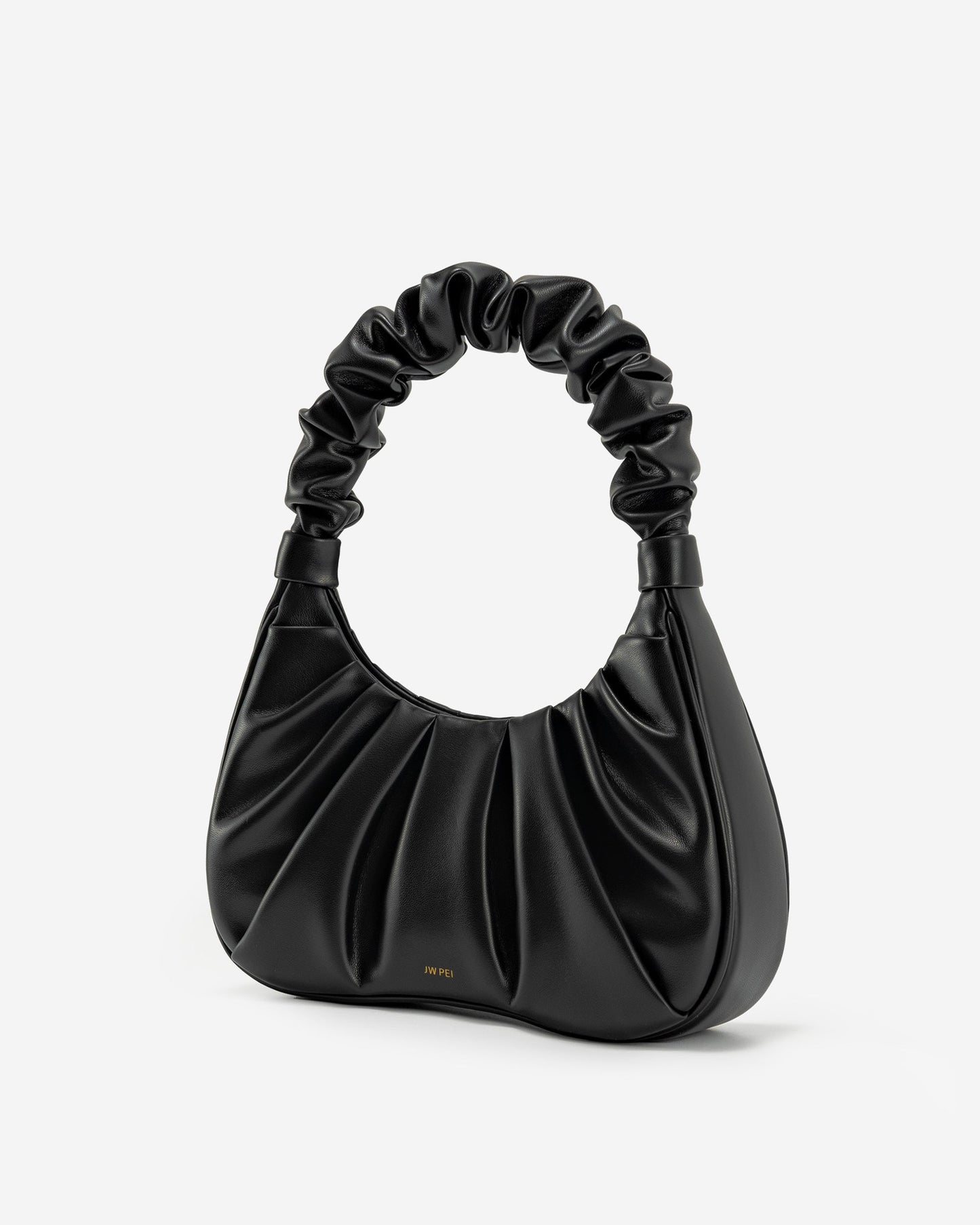 Gabbi Ruched Hobo Handbag - Black by JW Pei