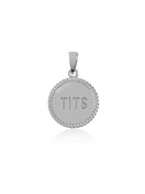 TWO SIDES PENDANT in Sterling Silver by T.I.T.S.