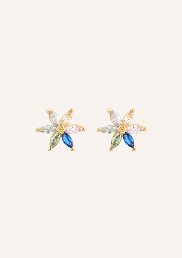 AURA IRIDESCENCE EARRINGS GILDED - by House of Vincent