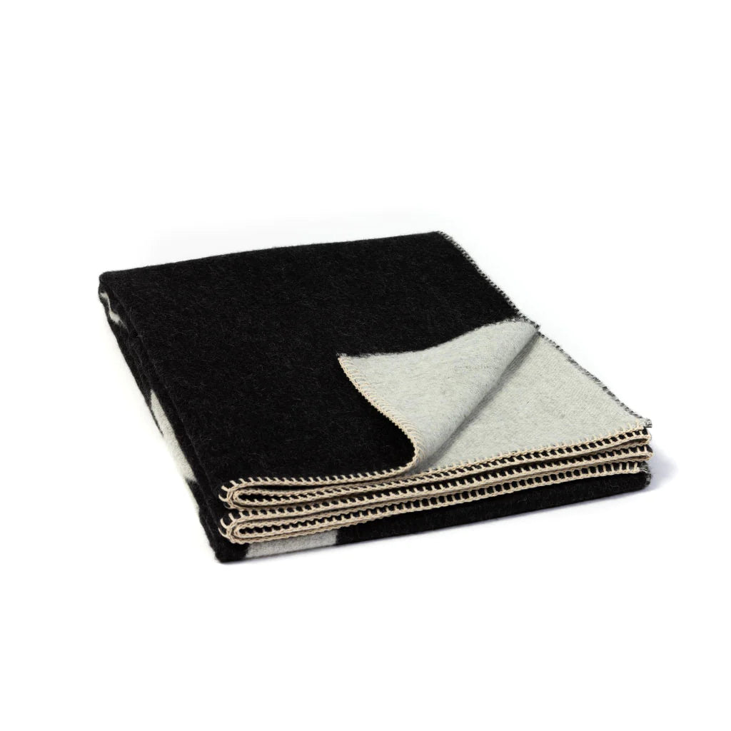 LottaLove Reversible 100% Baby Alpaca Throw by Blacksaw