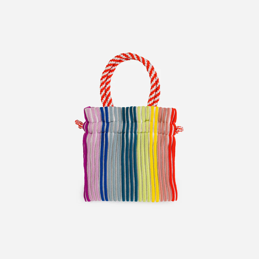 Candy Stripe Mini Tote - Rainbow by Verloop