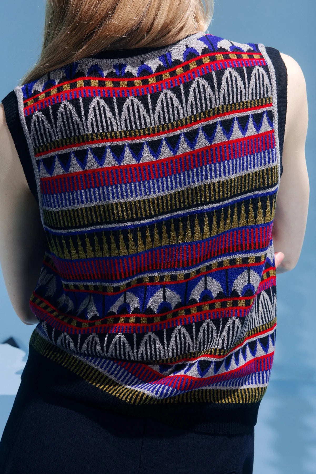 Broken Bridge Vest - Dark Bridges by Henrik Vibskov
