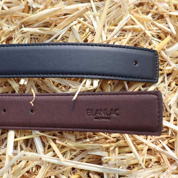 Vegan Black and Brown Reversible Belt by Blanlac