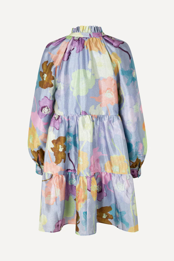 Jasmine Dress - Filigran Flower Blue by Stine Goya