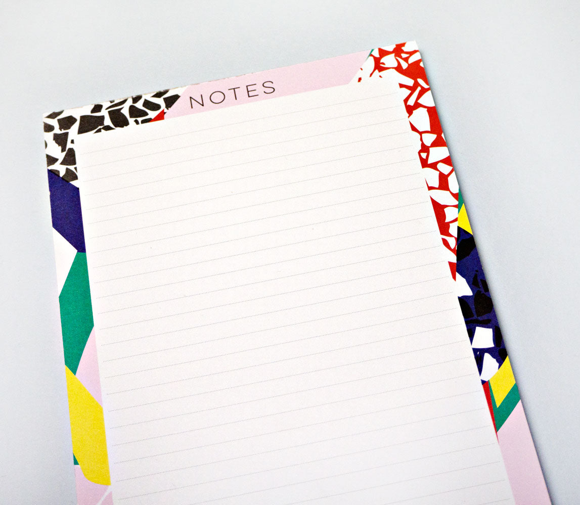 Terrazzo Cut Out Notepad by The Completist