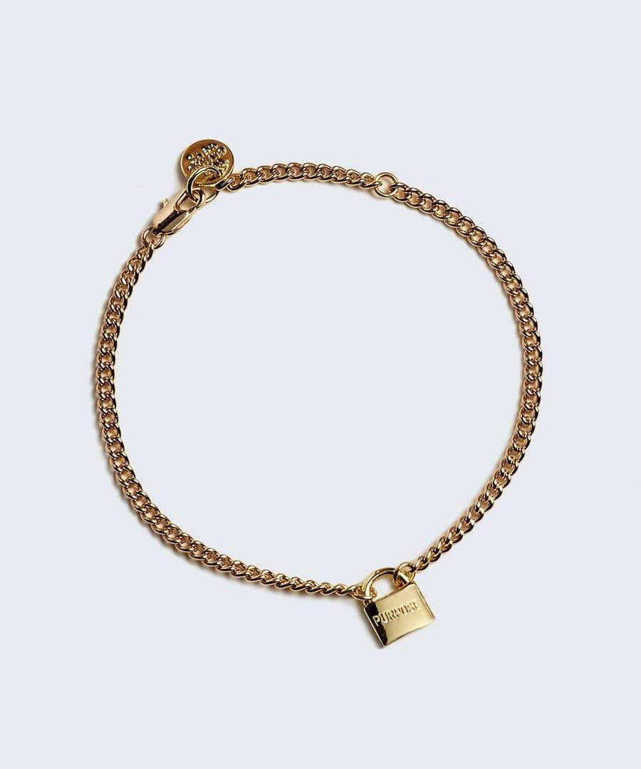 Purpose Mini Padlock Bracelet by The Giving Keys