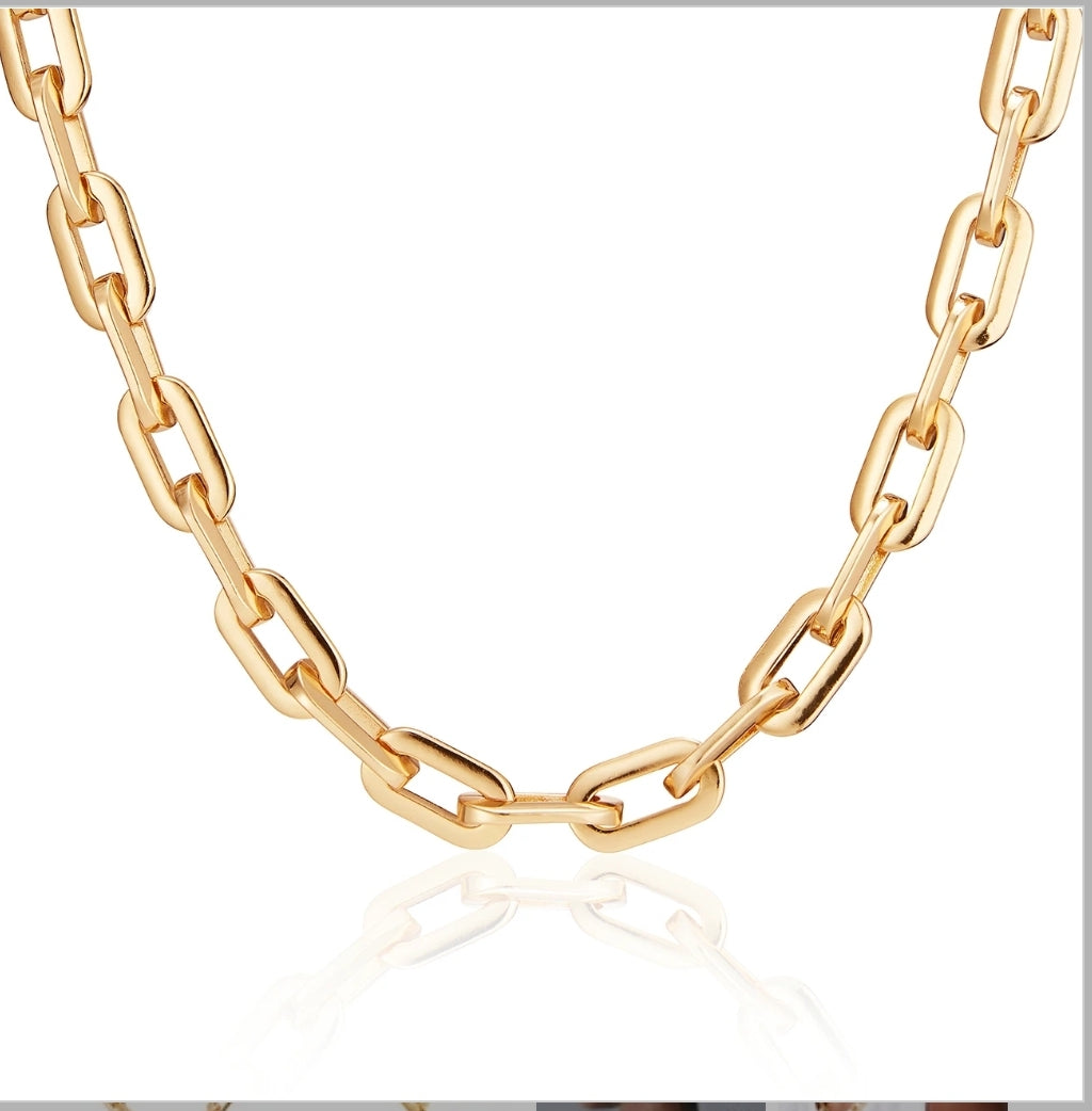 Toni Chain Necklace Gold by Jenny Bird