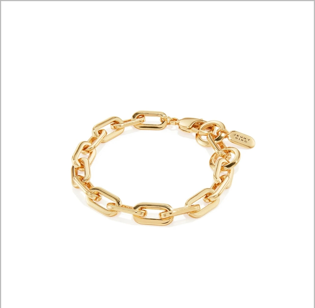 Toni Link Bracelet Gold by Jenny Bird