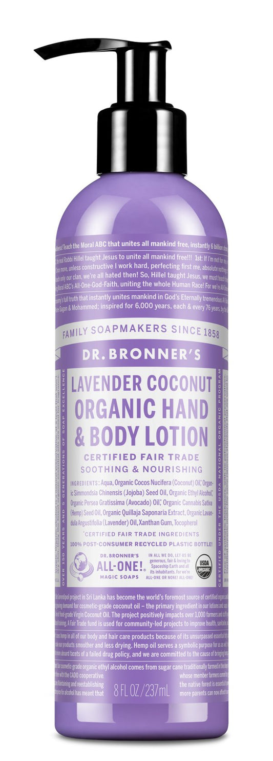 LAVENDER ORGANIC LOTION by Dr. Bronner