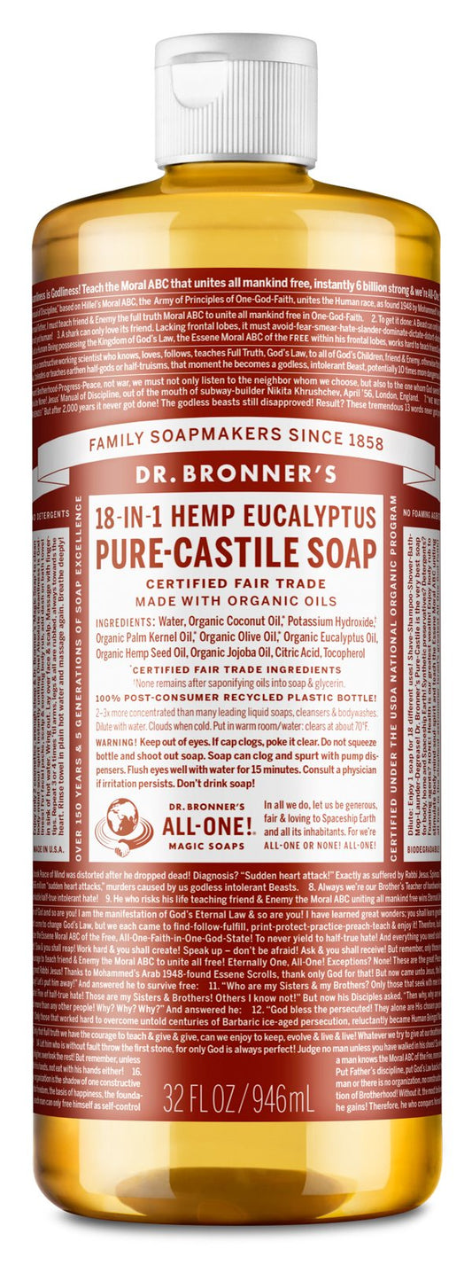 EUCALYPTUS PURE-CASTILE LIQUID SOAP by Dr. Bronner