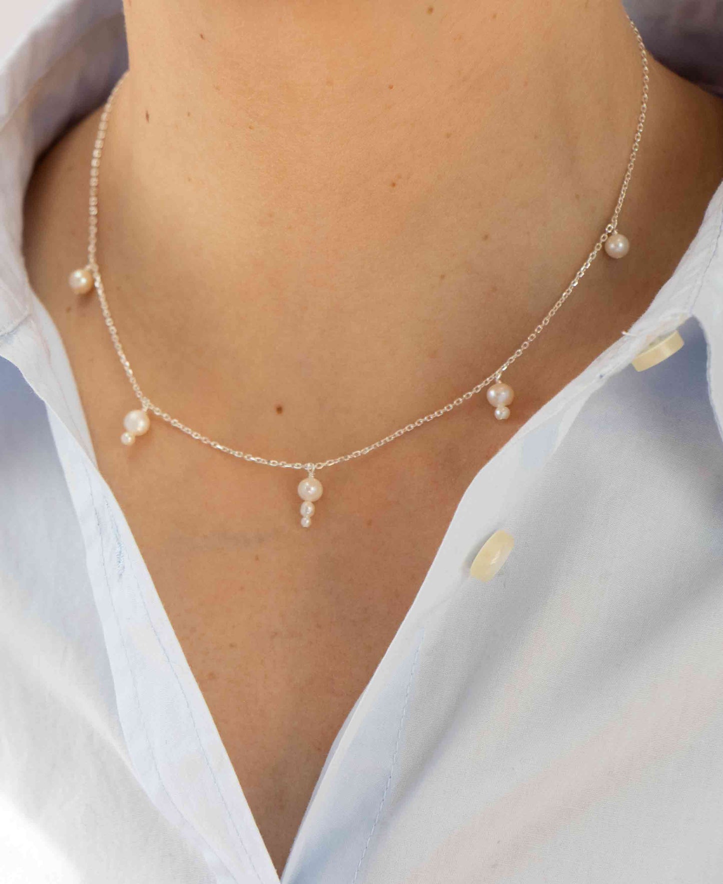 Esther Necklace - Silver by Hultquist Copenhagen