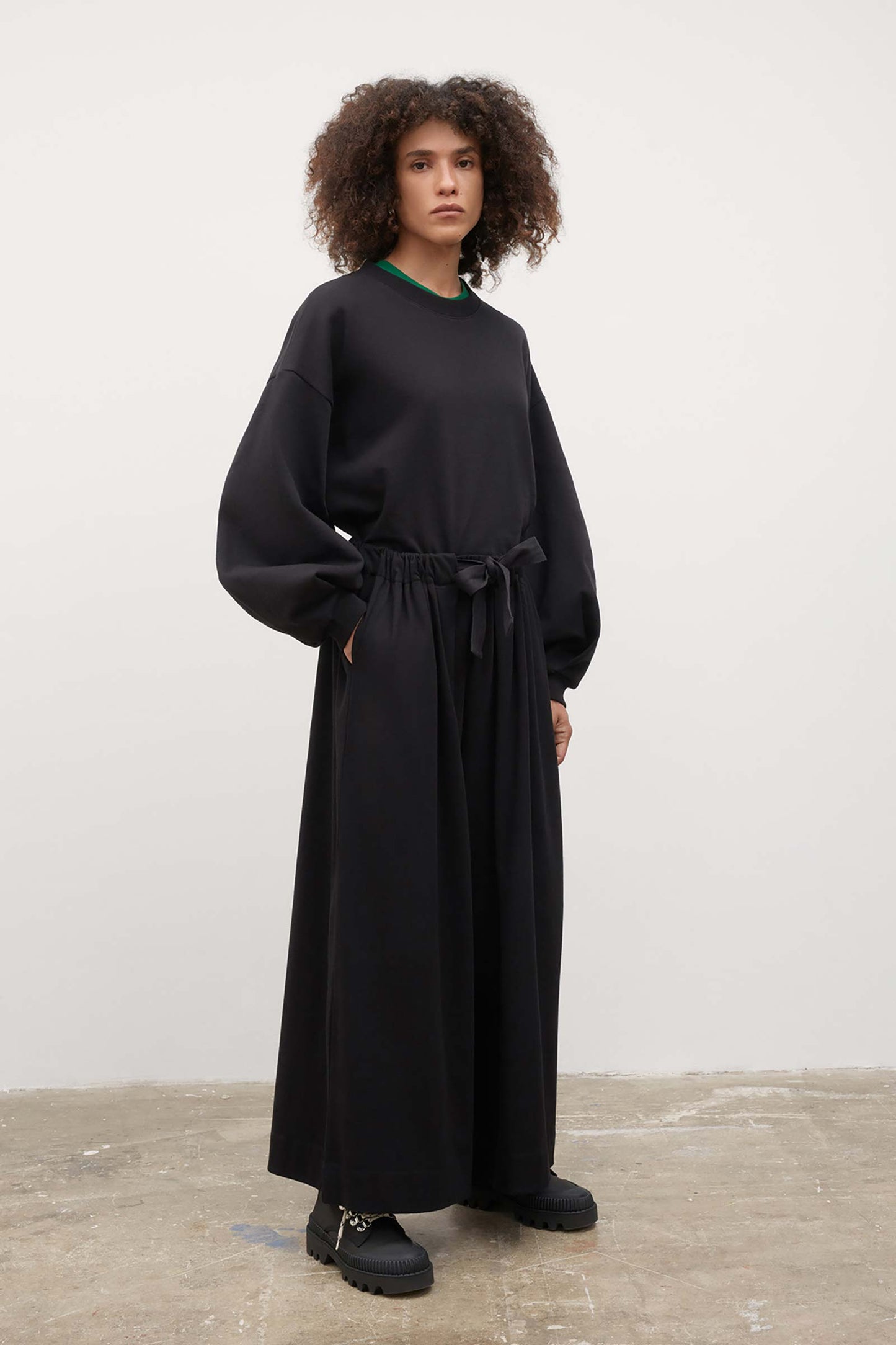 Gather Pants - Black by Kowtow