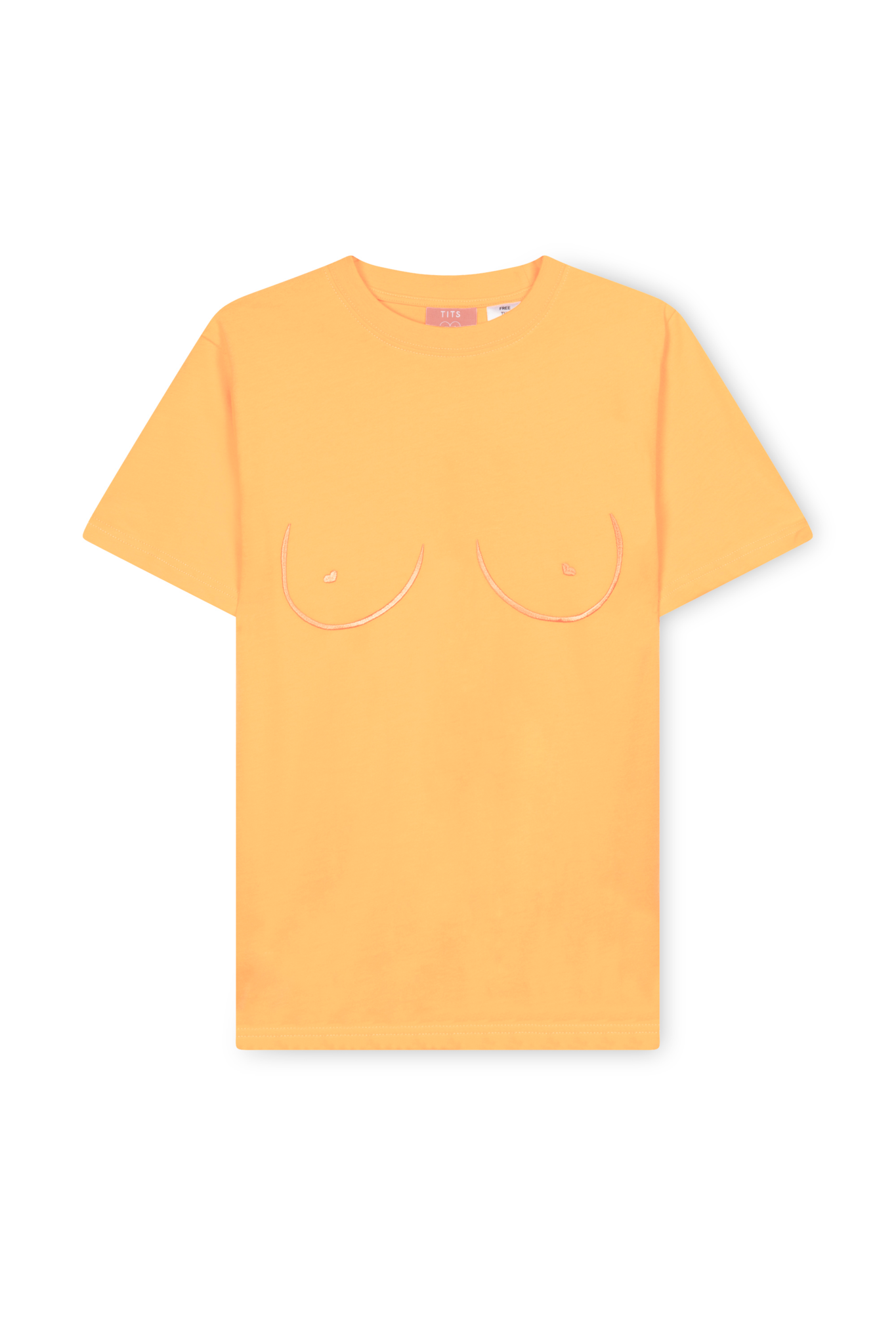 Tits Shirt in Orange by T.I.T.S.