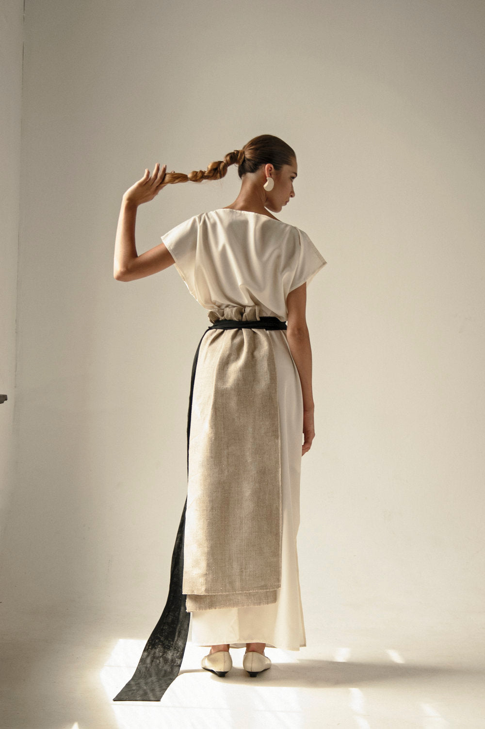 Motanka raw linen dress by KM by Lange