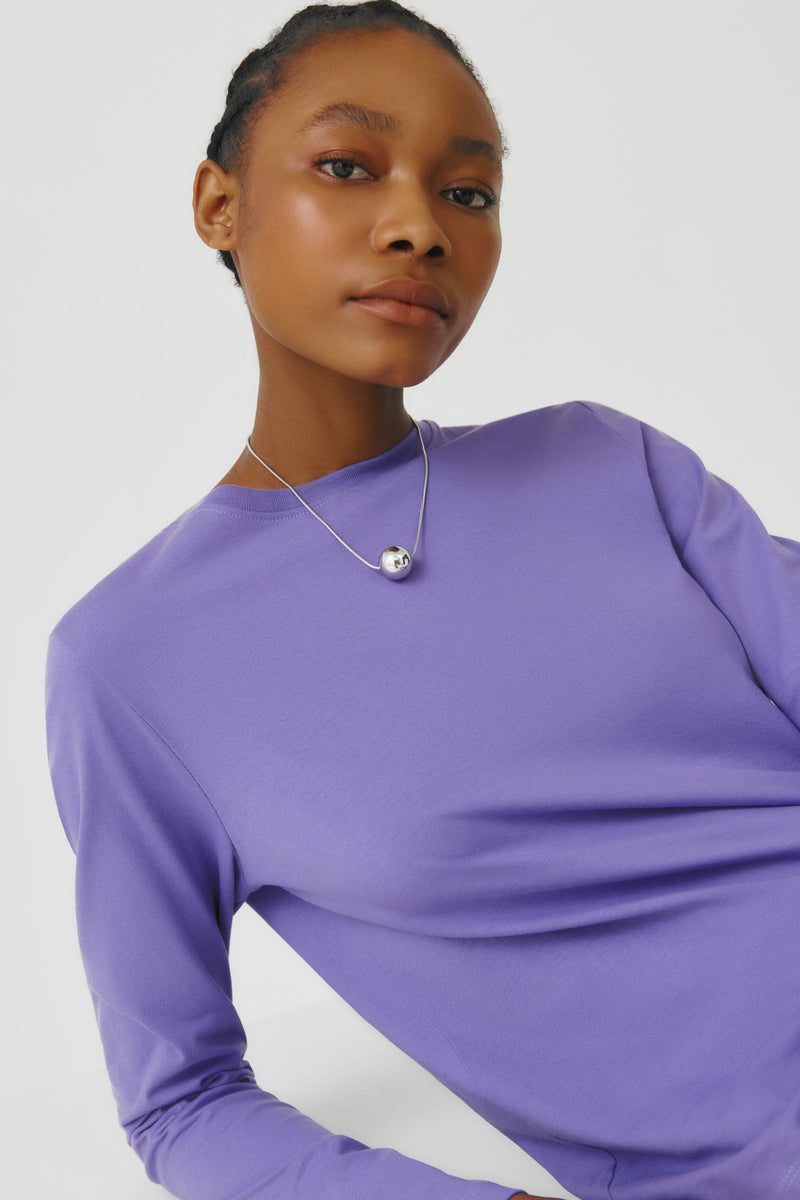 Long Sleeve Top Violet by Kowtow