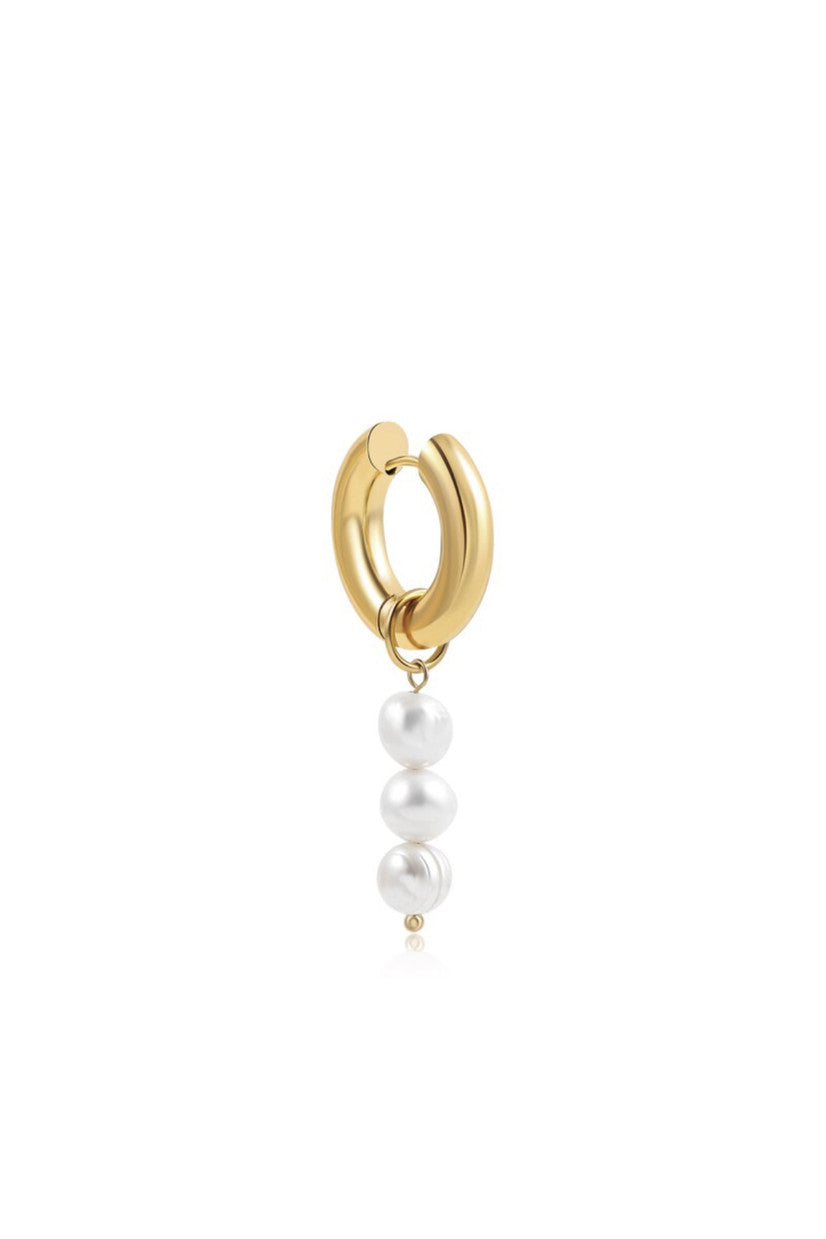 Triple Pearl Earrings by T.I.T.S.