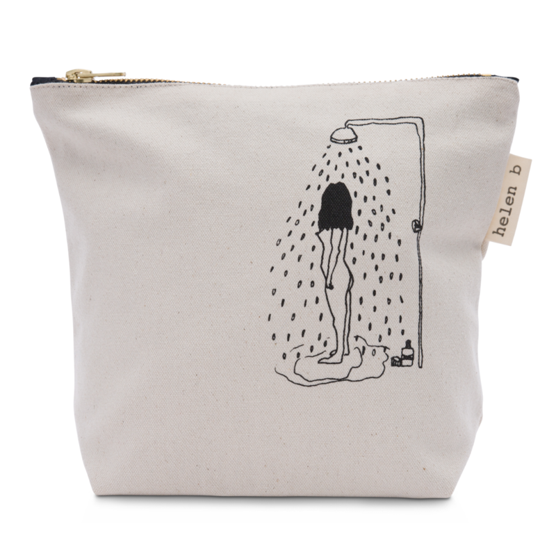 Small toilet bag shower girl by Helen B