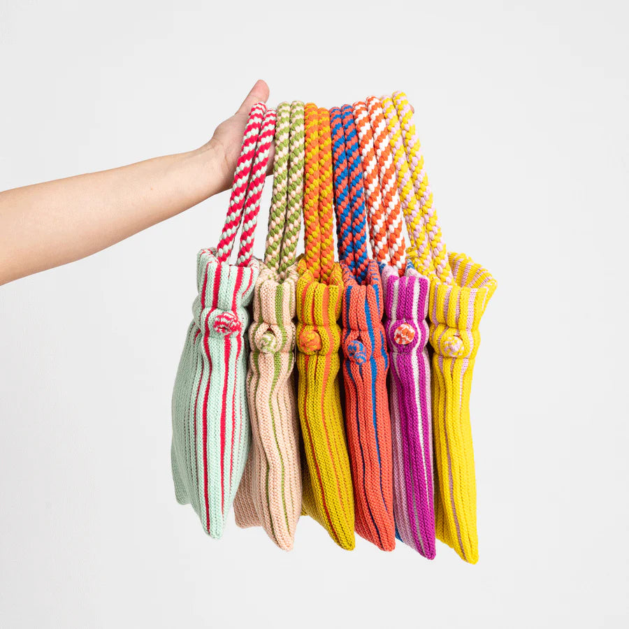 Candy Stripe Mini Tote - Rainbow by Verloop