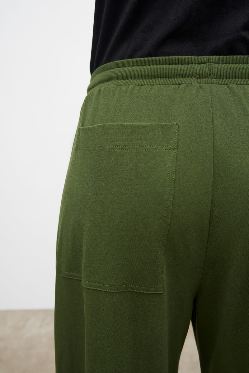 Wide Leg Pant - Deep Green by Kowtow